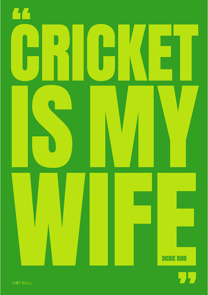 Cricket Art Poster