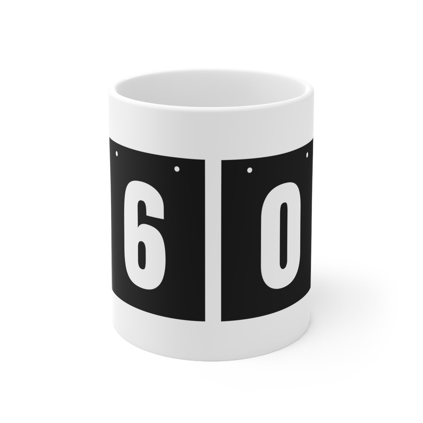 60 Not Out Mug - Dot Ball Prints