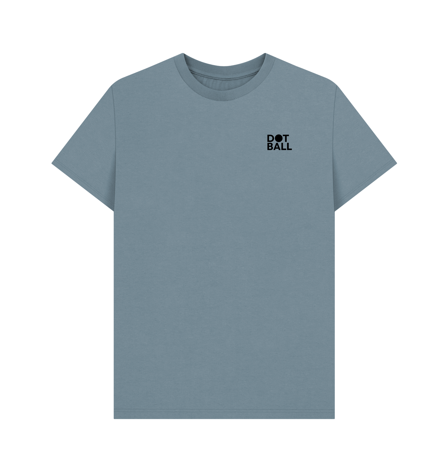 Dot ball Printed blue T-shirt with Cricket design on the back