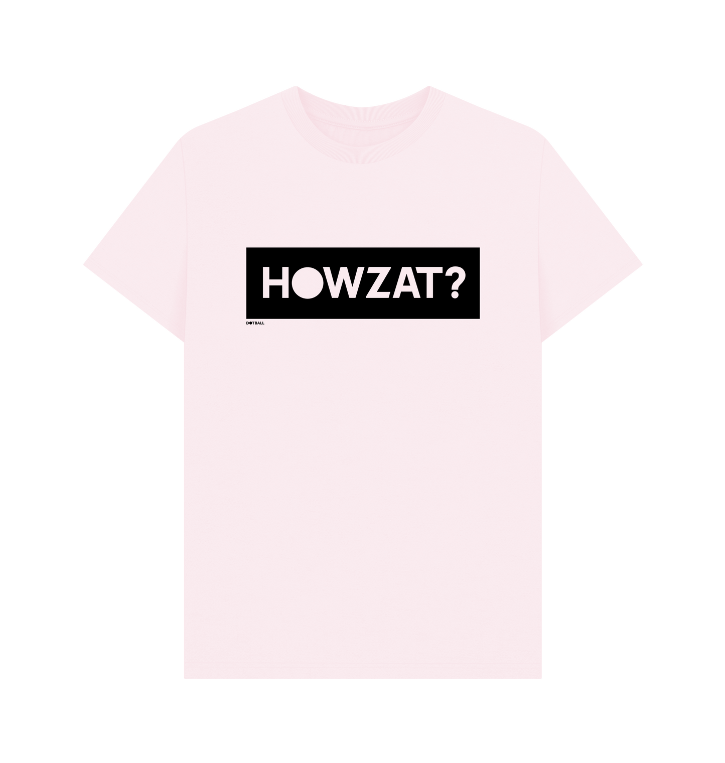 Dot ball pink howzat cricket t-shirt