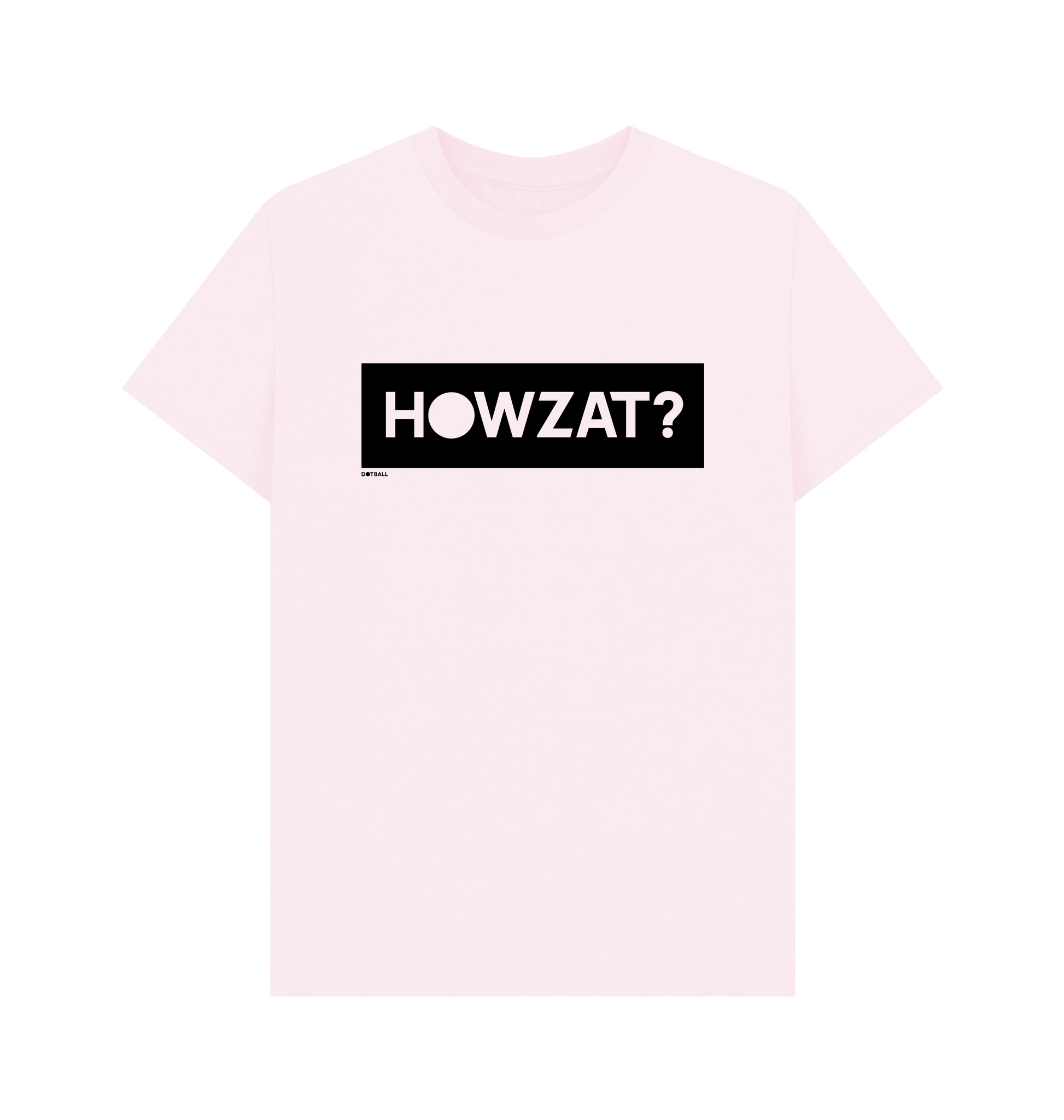 Dot ball pink howzat cricket t-shirt