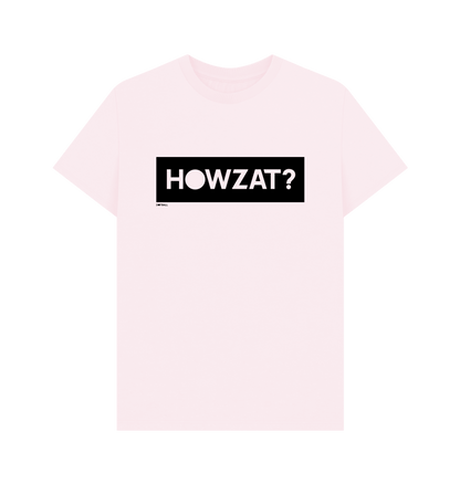 Dot ball pink howzat cricket t-shirt