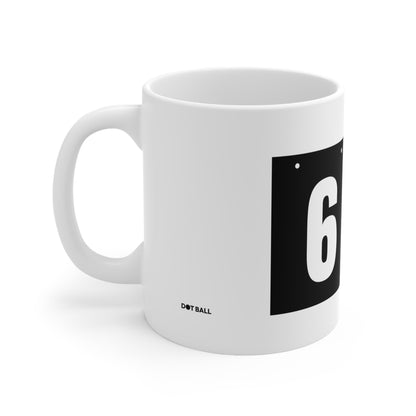 60 Not Out Mug - Dot Ball Prints