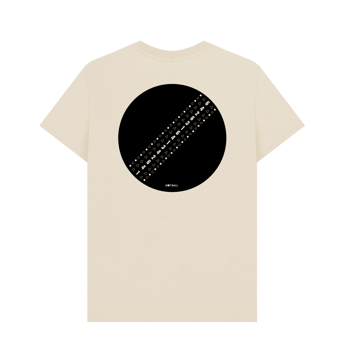 Dotball Oat Printed T-shirt with Cricket design on the back