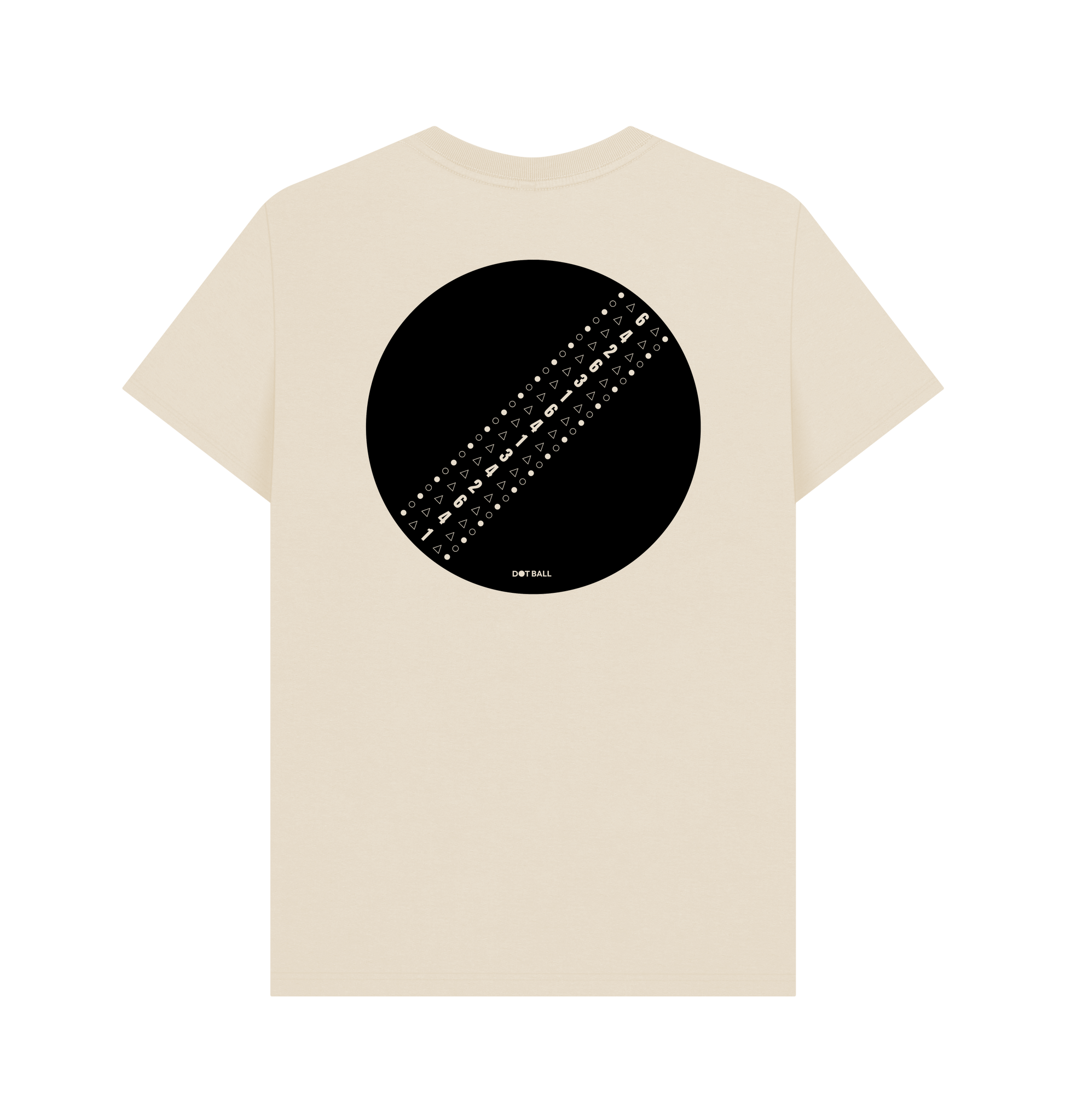 Dotball Oat Printed T-shirt with Cricket design on the back